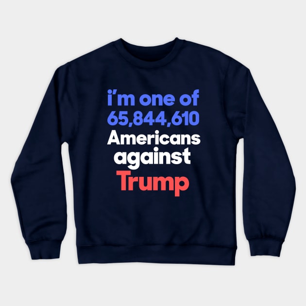 Americans Against Trump Crewneck Sweatshirt by agedesign